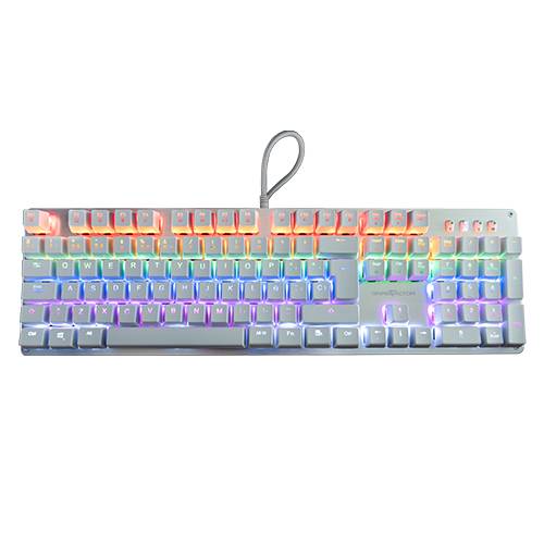 Teclado Gaming GAME FACTOR KBG400-WH-RD